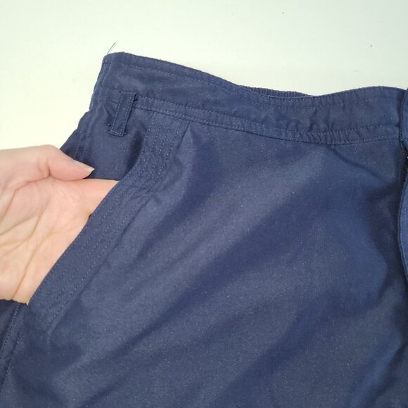 Croft‎ & Barrow Shorts Womens 14 Blue Lined Active Running Swimming Pockets - Picture 3 of 12